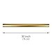 RUSPEPA Gold Metallic Wrapping Paper - 81.5 Sq Ft - Solid Color Gift Wrap Paper Jumbo Rolls Perfect for Wedding,Birthday,Christmas,Baby Show, Anniversaries, Congratulation Congrats -30Inch X 32.8Feet
