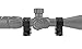 Monstrum Lockdown Series Picatinny/Weaver Scope Rings | 30 mm Diameter | Black | High Profile