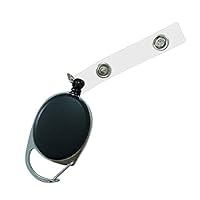 OSTELY New Retractable Reel ID Badge Lanyard Name Tag Key Card Holder Belt Clip