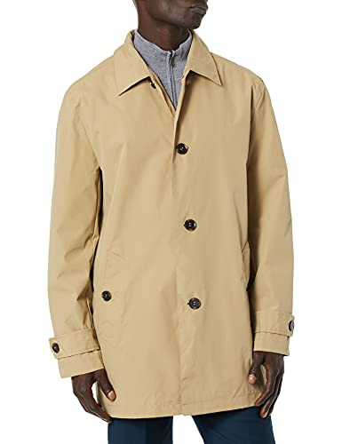 Stand Collar Rain Jacket Khaki 