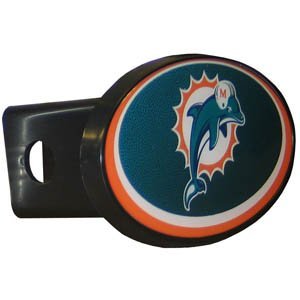 Siskiyou NFL Miami Dolphins Plastic Logo Hitch Cover, Class III