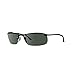 Ray-Ban RB3183 Metal Polarized Rectangular Sunglasses
