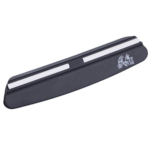 Knife Sharpener,Knife Sharpener Best Angle Guide Sharpening Stone Grinder Tool Durable Kitchen Tools Ceramic Protective Strip Easy Operation