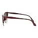 SA106 Womens High Point Squared Half Rim Look Cat Eye Sunglasses Red