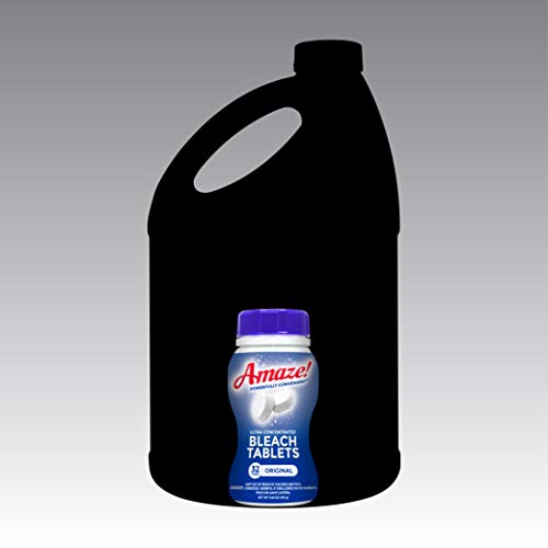AMAZE! Ultra Concentrated Bleach Tablets for Laundry and Home Cleaning. (32 Count Original)