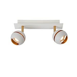 Lucide BINARI – Plafondspot – LED – 2x5W 2700K – Wit