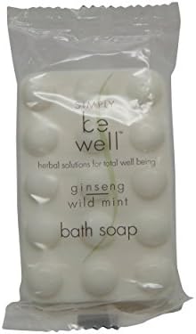 Simply be Well Ginseng Wild Mint Bath Soap lot of 18 bars. Total of 27oz
