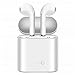 Bluetooth Headphones, Wireless Headphones Headsets Stereo in-Ear Earpieces Earphones with Noise Canceling Microphone, with 2 Wireless Built-in Mic Earphone and Charging Case for Most GVKC006