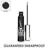 LIP INK 100% Smearproof Waterproof Liquid Eyeliner - Black
