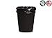 Resilia Tall 15 Gallon Trash Bags - Black 100 Bags/Roll, 1 Mil Thick, 24x33 inches (WxH), Wire Ties Included, MADE IN USA