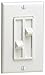 Leviton 6628-W SureSlide Two-Circuit Electro-Mechanical Incandescent Slide Dimmer, White