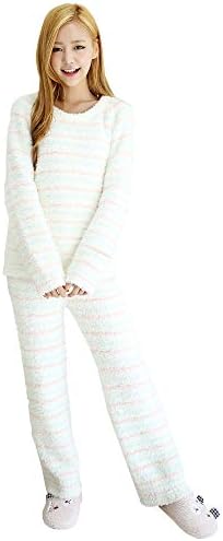 Luanna Jena QW610 Women’s Pajamas, Top & Long Pants, 2-Piece Set