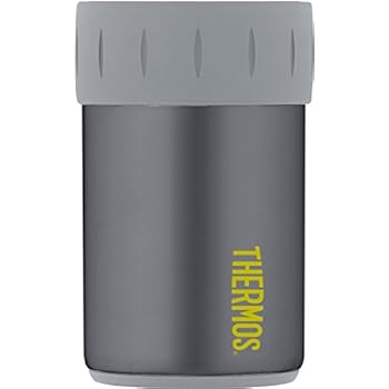 Thermos Stainless Steel Beverage Can Insulator for 12 Ounce Can, Charcoal