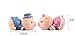uzhopm Cute Couple Pig Car Dashboard Decorations Car Home Office Ornaments Holiday Party Decoration