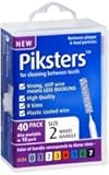 PIKSTERS - for cleaning between teeth-Size 2 (WHITE)- 40Pk