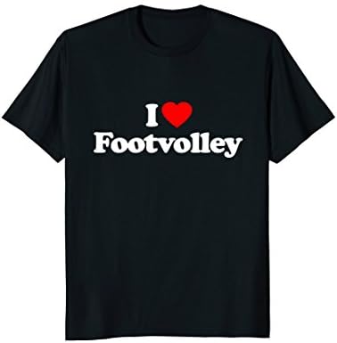 Footvolley Love Heart Funny T-Shirt