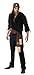 Rubie's Heroes And Hombres Adult Swashbuckler Pirate Shirt And Eye Patch, Black, X-Large Costume