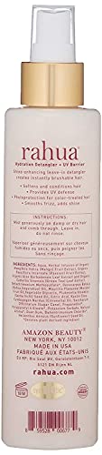Rahua Hydration Detangler + UV Barrier - Leave-In Spray for All Hair Types - Vegan Heat Protectant and Anti-Frizz Mist with Morete Oil, Sacha Inchi and Mango - Color Safe - 6.5 Fl Oz
