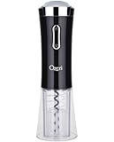 Ozeri OW02A-B Nouveaux Electric Removable Free Foil Cutter Wine Opener, One Size, Black