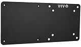 VIVO Black Steel Arm Bracket Holder for Intel NUC, Back of Monitor VESA Metal Plate Mount Extension (MOUNT-VESA01)