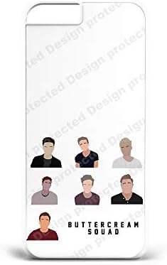Buttercream Squad Joe Silhouette Suggs not Drugs PewDiePie YouTuber Plastic Phone Case cover For Apple iPhone & Samsung Galaxy Note H92 ZY01P (Design1, iPhone 6/6s Plus)