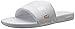 Lacoste Women’s Fraisier Slides,White/Pink Synthetic,7 M US