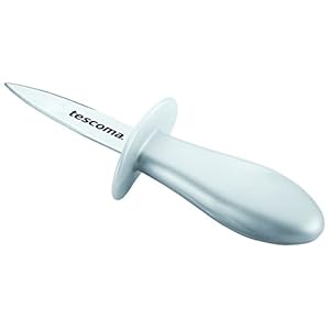 Tescoma T421080 Presto Seafood mes, roestvrij staal, parelwit, 23 x 10 x 3,6 cm