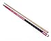 Iszy Billiards 2 Piece Hardwood Maple Pool Cue Billiard Stick with Steel Joint, Pink, 21 oz/58