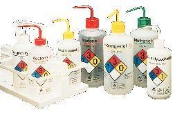 2425-1002 - Nalgene Right-to-Know Safety Wash Bottles, Thermo Scientific - Ethyl Alcohol - Pack of 4