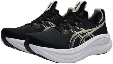 Homme Gel-Nimbus 28, Black Feather Grey, 42 EU