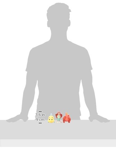 The First Years Disney The Little Mermaid Squirties Baby Bath Toys - Squishy Toddler Toys for Bath, Pool, and Everyday - 3 Count