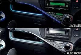Toyota Aqua トヨタ アクア Nhp10 インパネアクセントイルミ スイッチ無 ライト 照明アクセサリー 車 バイク Amazon