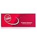 Iridesi Red Glass Fingernail Files, Emery Boards Best For Natural Nails, Small Glass Nail File & Large, Two Pack With Case and Box (Red)