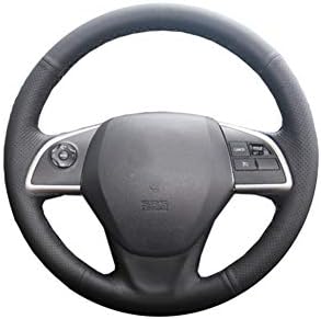 PJFSDSD Artificial Leather car steering wheel braid for Mitsubishi Outlander 2013 2014 Mirage 2014 ASX L200