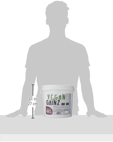 Vegan Gainz 4kg, Plant Based Protein Powder, Weight Gainer- 32 Servings & 30g Protein Per Serving - Image 4
