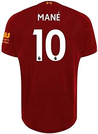 19-20 Season Liverpool Jerseys Home #10 Mane Football Uniform Man Soccer Shirt