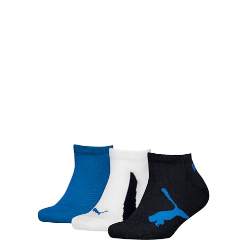Bwt Sneaker 3p, Calzini Unisex - Bambini e ragazzi, Navy/White/Strong Blue - New, 35-38