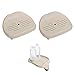 Intex PureSpa Removable Slip-Resistant Hot Tub Spa Seat (2 Pack) & Cup Holder/Refreshment Tray Accessory