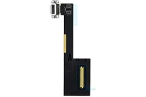 FOR APPLE ePartSolution Replacement Compatible with iPad Pro 9.7" A1673 A1674 A1675 USB Charger Charging Port Dock Connector Flex Cable Ribbon White USA