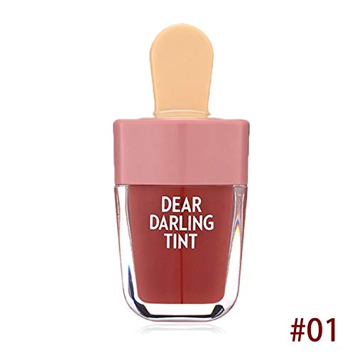 Water-chestnut Waterproof Liquid Lipstick Ice-Cream Shaped Dear Darling Lip Tints Makeup Moisturizing Lasting Natural Charming Lip Stick - Thumbnail 5