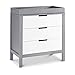 Carter's by DaVinci Colby 3-Drawer Dresser in Grey and White