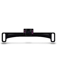 ARECORD AR143 Matrícula IR Coche Vista posterior Cámara de reserva impermeable Color de alta definición Amplio ángulo de visión con línea de guía personalizada opcional y visión nocturna por infrarrojos