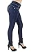 Colombian Design, Mid Waist, Butt Lift, Skinny Jeans in Dark Blue Size 9
