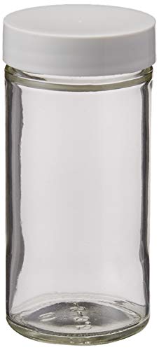 J.K. Adams 8-Inch-by-11-1/2-Inch Sugar Maple Wood Spice Jar Carousel, 32 Glass Jars Included - Thumbnail 2