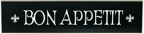 Chick Lingo 2404BW Bon Appetit Decorative Sign