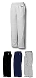 Champion Youth 9 oz 50/50 Open Bottom Sweatpants, LIGHT STEEL, Large