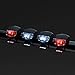 FX FFEXS Bike Lights Front and Back - Bike Lights Set - Bright Bicycle Lights Front Rear Waterproof Silicone - Cycling Lights for Mountain Roads Night Cycling - Brighter Than Helmet Lights