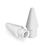 Jiunai Replacement Pencil Tips Nibs Compatible with iPad Pro Pencil 1st and 2nd Generation for iPad Pro 10.5'' 12.9'' 2 Pack White