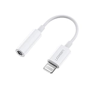 UGREEN Aux Adapter Lightning naar 3,5 mm MFI Certificering Jack Adapter Nylon Aux Kabel Compatibel met iPhone 13/ 13 Pro…