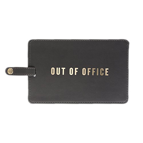 Eccolo World Traveler Epic Jumbo Luggage Tag (Gray - Out of Office)